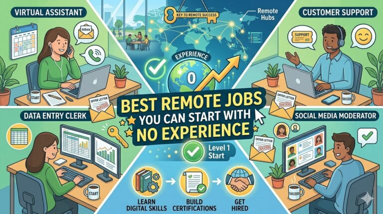 Best Remote Jobs You Can Start With No Experience