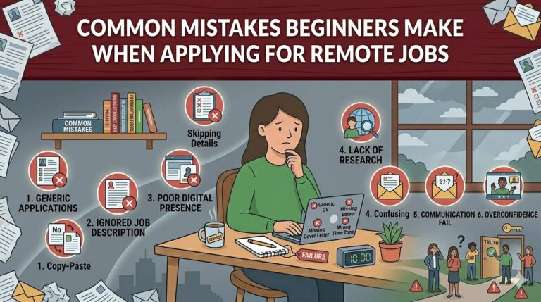 Common Mistakes Beginners Make When Applying for Remote Jobs
