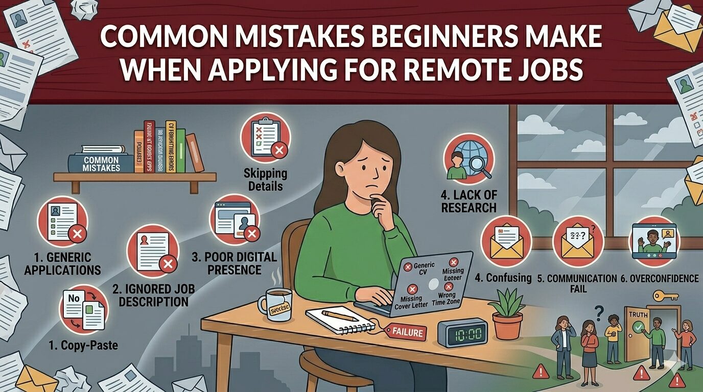 Common Mistakes Beginners Make When Applying for Remote Jobs