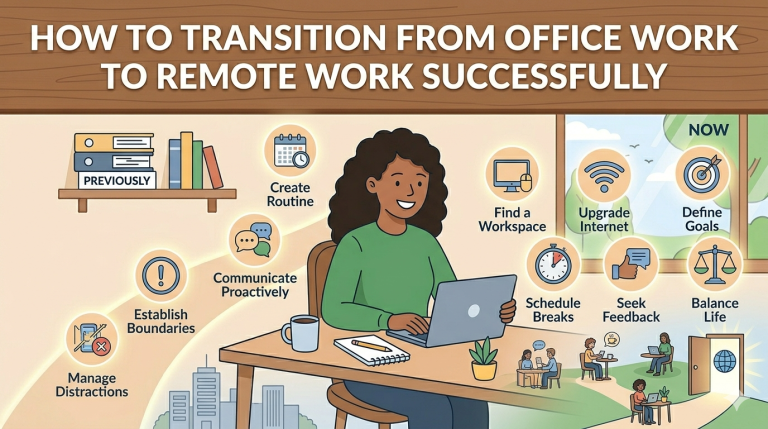 How to Transition From Office Work to Remote Work Successfully