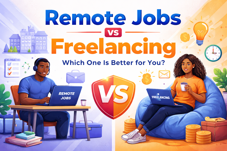 Remote Jobs vs Freelancing: Which One Is Better for You?