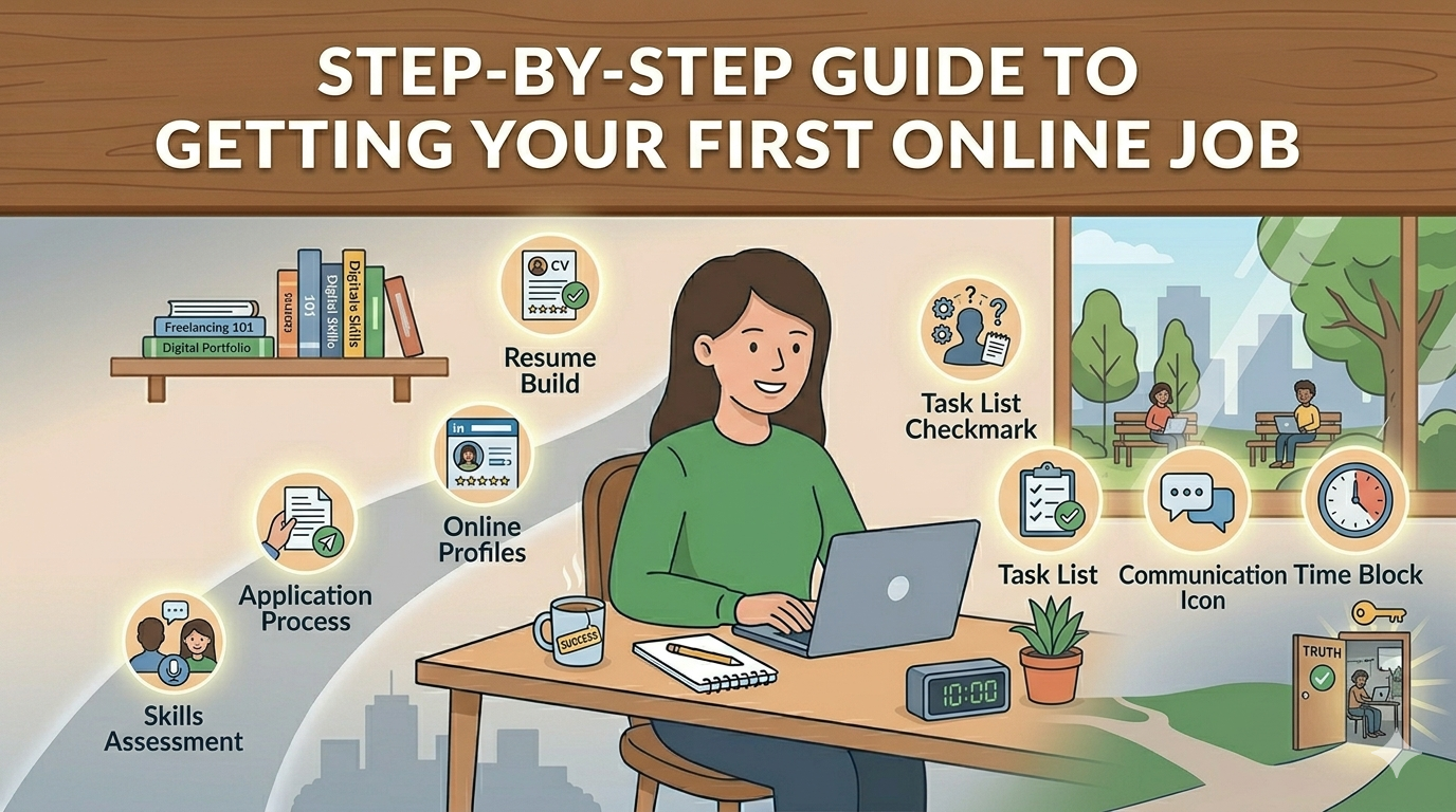 Step-by-Step Guide to Getting Your First Online Job