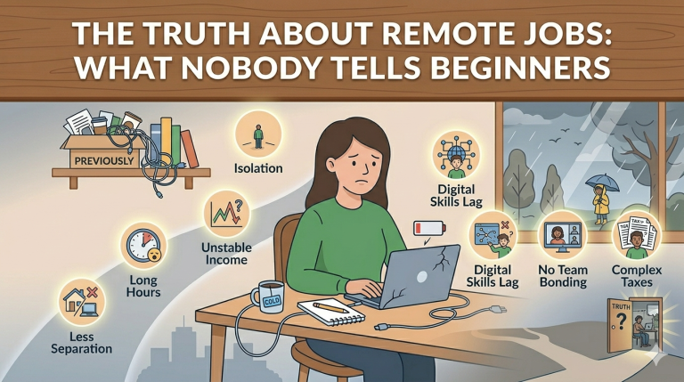 The Truth About Remote Jobs: What Nobody Tells Beginners